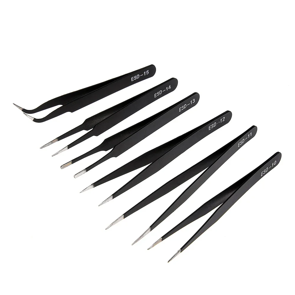 6 stks Precisie Pincet Set ESD - Electronics Repair Tools recensie en prijs
